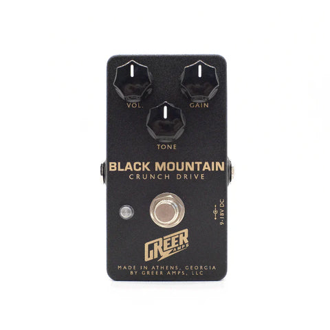 Greer Amplification Black Mountain Crunch Drive Effect Pedal
