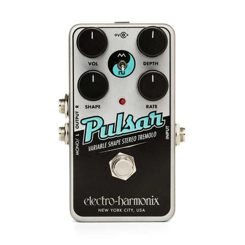 Electro-Harmonix Nano Pulsar Variable Shape Stereo Tremolo Effect Pedal