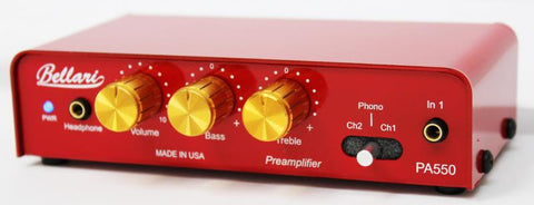 Bellari PA550 Three Channel Preamp with Phono