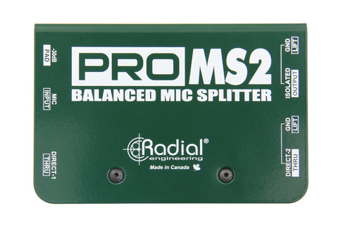 Radial Pro MS2 Passive Microphone Splitter