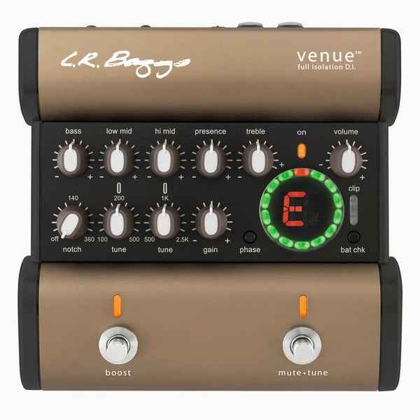 L.R. Baggs Venue DI ギターDIボックス Amazon.com: LR Baggs Venue DI Direct Box Footpedal Tuner w/ 4