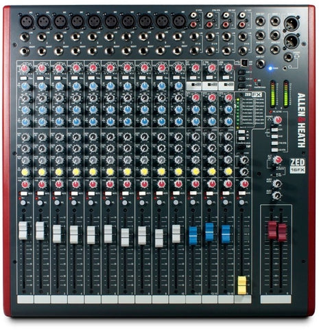 Allen & Heath - ZED-16FX 16-Channel Mixer With Audio Interface and Effects