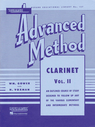 Rubank  Advanced Method 157 - Clarinet Vol. II