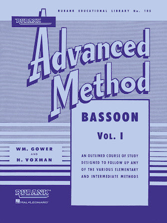Rubank Advanced Method 105 - Bassoon Vol. I