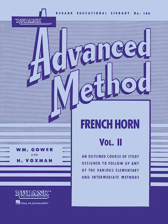 Rubank Advanced Method 180 - French Horn Vol. II