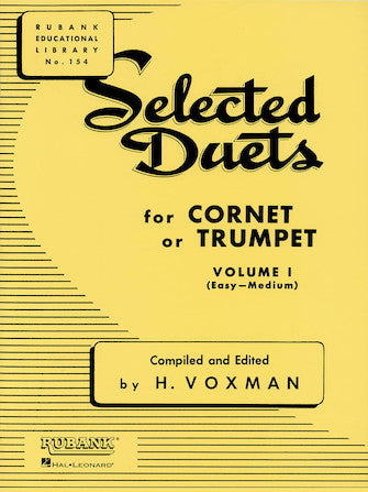 Selected Duets for Cornet or Trumpet Volume 1 - Easy to Medium