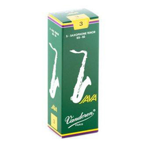 Vandoren Java Green Unfiled Tenor Saxophone Reeds