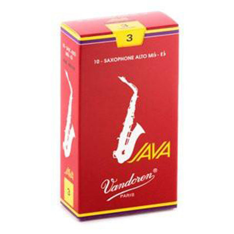 Vandoren Java Red Filed Alto Saxophone Reeds