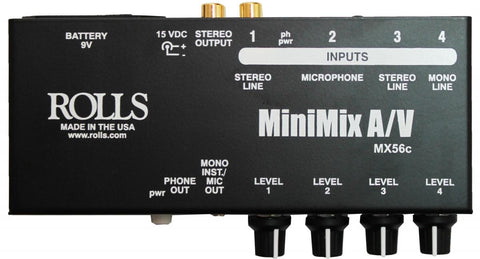 MX56c MiniMix A/V Mixer