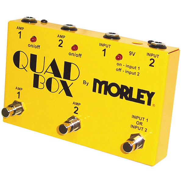 MorleyエフェクターQuad BOX ラインセレクター Morley Quad Box Guitar and Amp Switcher – Woodsy's Music
