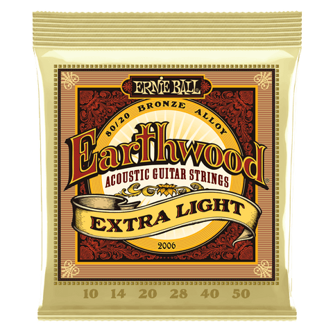 Ernie Ball Earthwood 80/20 Bronze Acoustic Guitar Strings
