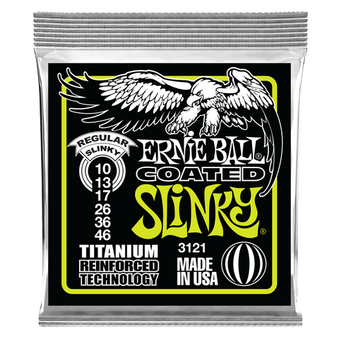 Ernie Ball Regular Slinky RPS Coated Titanium Electric Guitar Strings