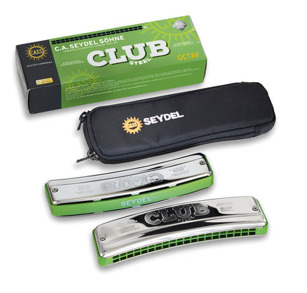 C.A. Seydel Söhne Club Steel Octave Harmonica