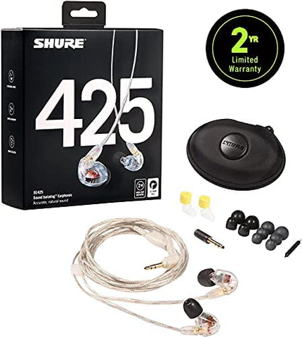 Shure SE425CL Professional Sound Isolating Earphones