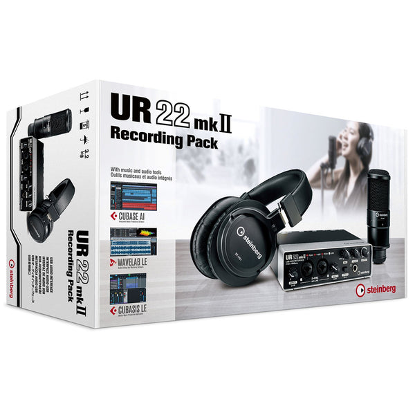 Steinberg UR22 mkⅡ Steinberg UR22 MkII Recording Package – Woodsy's Music