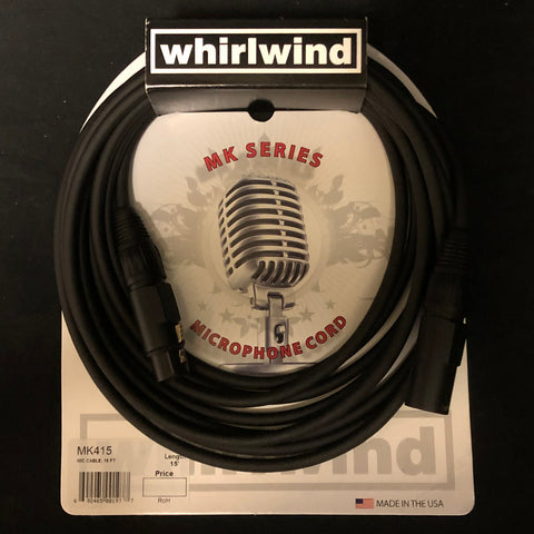 Whirlwind MK Series XLR Microphone Cable