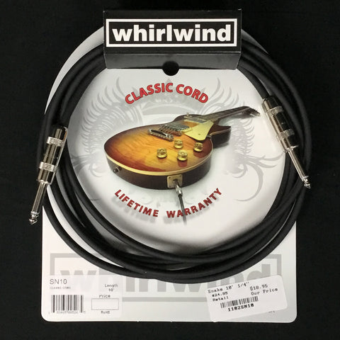 Whirlwind Snake Series Guitar/Line Cables