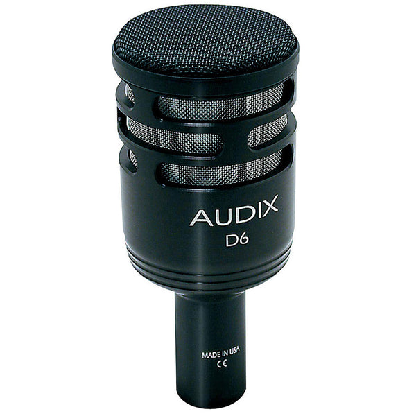 Audix D6 Dynamic Kick Drum Microphone – Woodsy's Music Audix D6 Dynamic Kick Drum Microphone – Woodsy's Music