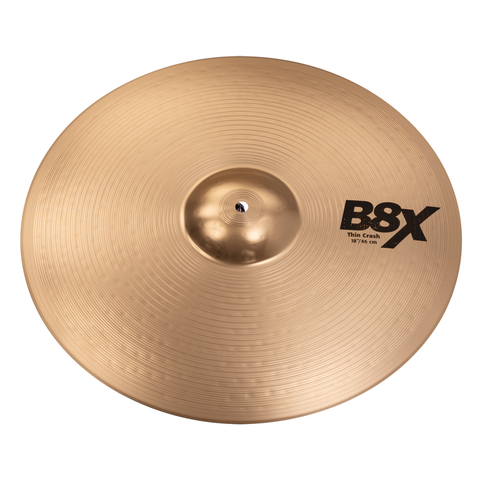 Sabian B8X 18” Thin Crash Cymbal