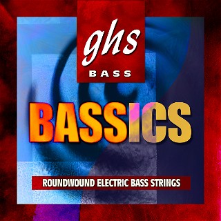 GHS Bassics 40-102 4-String Electric Bass Strings