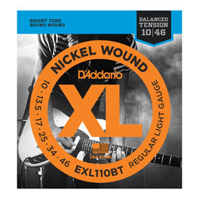 D'Addario EXL110BT Nickel Wound Balanced Tension Regular Light Electric Guitar Strings