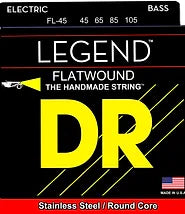 DR Legend Flatwound Medium 5-String Electric Bass Strings
