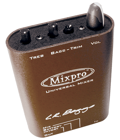 L.R. Baggs Mixpro Dual Channel Belt Clip Preamp Mixer