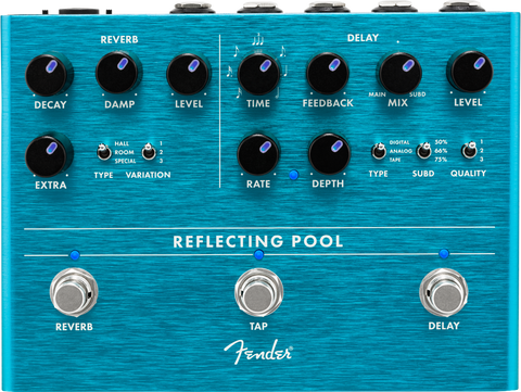 Fender Reflecting Pool Delay & Reverb Effect Pedal