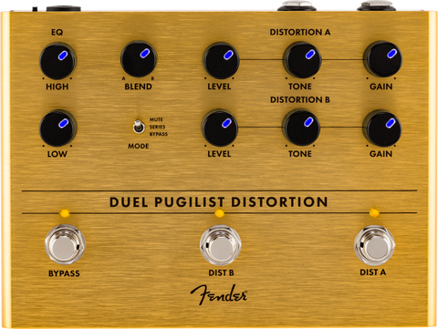 fender distortion pedal Fender Duel Pugilist Distortion Pedal – Woodsy's Music
