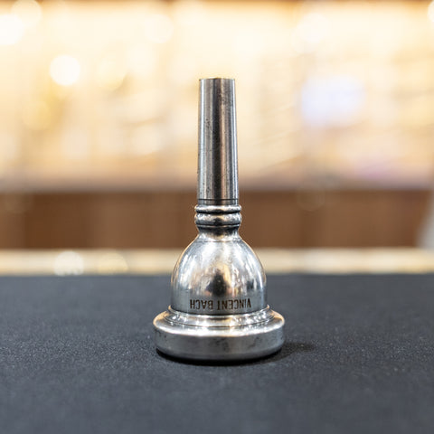 Used Bach Unmarked Small Shank Trombone Mouthpiece