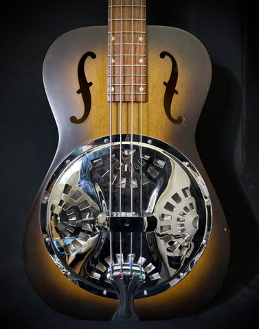 Dobro Model F Deluxe 1995 Sunburst Resonator Bass Guitar