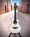 Taylor 2026 Catch Custom #6 C12ce Acoustic-electric Guitar - Shaded Trans White Top/Lilac Wine Body