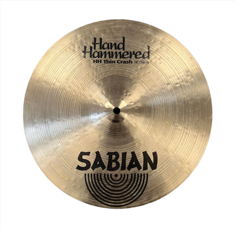 Sabian Hand Hammered 14" Thin Crash Cymbal - New Old Stock