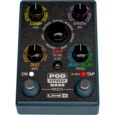 Line 6 POD Express Bass Multi Effect Pedal
