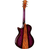 Taylor 2026 Catch Custom #6 C12ce Acoustic-electric Guitar - Shaded Trans White Top/Lilac Wine Body