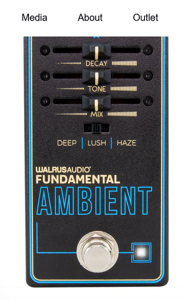 Walrus Audio Fundamental Series Ambient Reverb Effect Pedal – Woodsy's ...