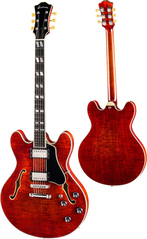 Eastman T486 Thinline Semi Hollow Electric Guitar Woodsy s Music
