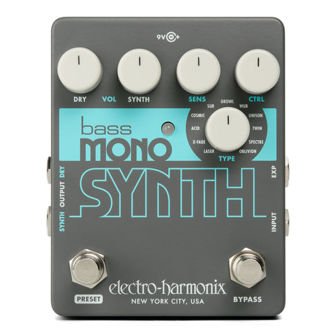 Electro-Harmonix Bass Mono Synth Effect Pedal