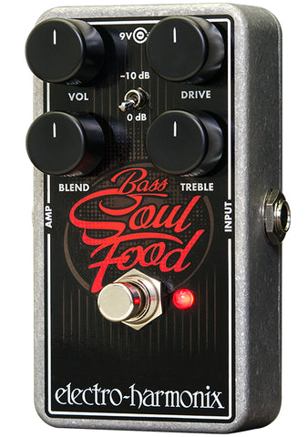 Electro-Harmonix Bass Soul Food Overdrive Effect Pedal