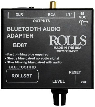 Rolls BD87 Bluetooth Audio Adapter