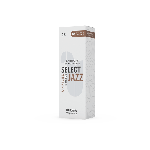 D'Addario Select Jazz Unfiled Baritone Saxophone Reeds