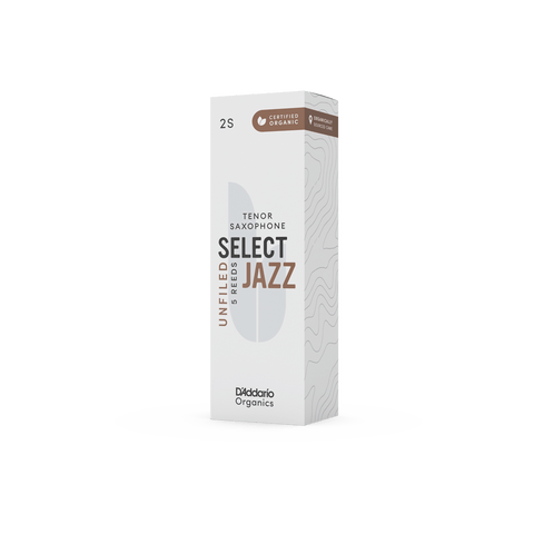 D'Addario Select Jazz Unfiled Tenor Saxophone Reeds