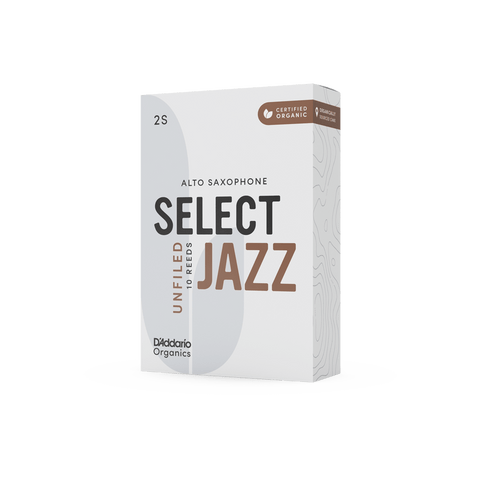 D'Addario Select Jazz Unfiled Alto Saxophone Reeds