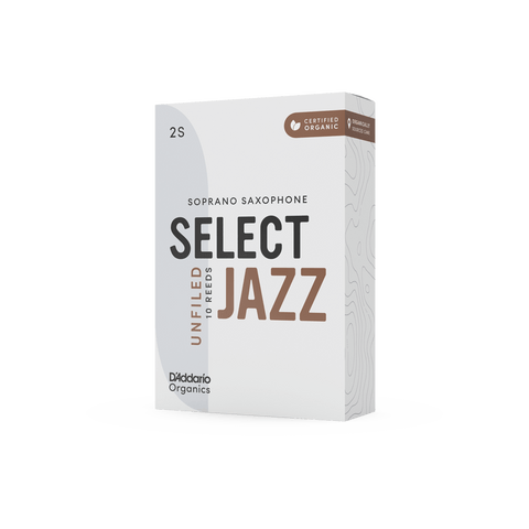 D'Addario Select Jazz Unfiled Soprano Saxophone Reeds