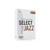 D'Addario Select Jazz Unfiled Soprano Saxophone Reeds