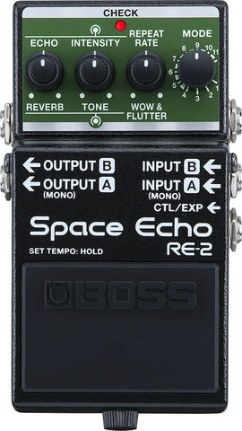 Boss RE-2 Space Echo Delay and Reverb Effects Pedal