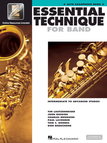 Essential Technique for Band - Eb Alto Saxophone, Book 3