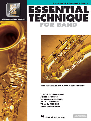 Essential Technique for Band - Bb Tenor Saxophone, Book 3