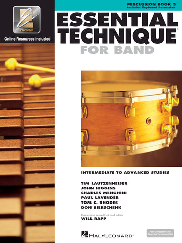Essential Technique for Band - Percussion, Book 3