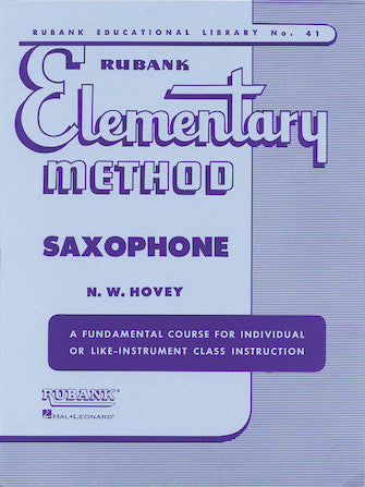Rubank Elementary Method 41 - Saxophone
